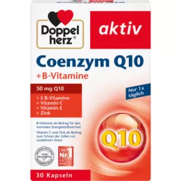 DOPPELHERZ Cápsulas de vitamina Coenzima Q10+B, 30 unid