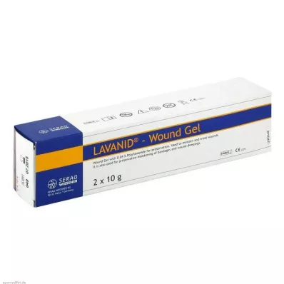 LAVANID Gel para feridas, 2X10 g