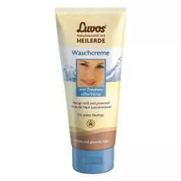 LUVOS Cosméticos naturais com creme de lavagem de argila cicatrizante, 100 ml
