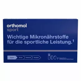 ORTHOMOL Garrafa de bebida desportiva/Tabela/Cápsula Combo, 7 peças