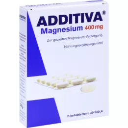 ADDITIVA Magnésio 400 mg comprimidos revestidos por película, 30 unid