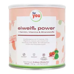FOR YOU pó de morango eiweiß power, 750 g