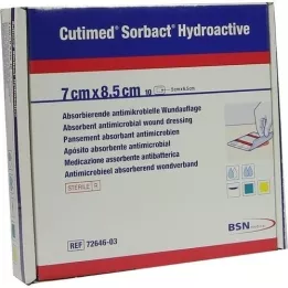 CUTIMED Compressas hidroactivas Sorbact 7x8,5 cm, 10 unidades