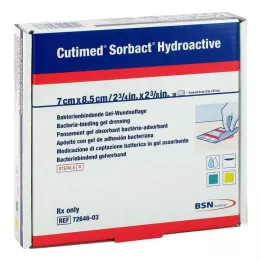 CUTIMED Compressas hidroactivas Sorbact 7x8,5 cm, 10 unidades