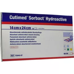 CUTIMED Compressas hidroactivas Sorbact 14x24 cm, 10 unidades