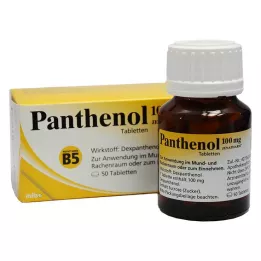 PANTHENOL Comprimidos de 100 mg Jenapharm, 50 unidades