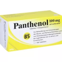 PANTHENOL 100 mg Jenapharm comprimidos, 100 unid
