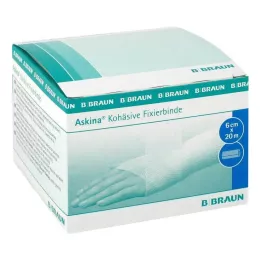 ASKINA Ligadura de fixação coesiva 6 cmx20 m, 1 pc