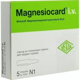 MAGNESIOCARD Solução injetável i.v., 5X10 ml