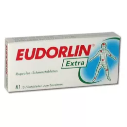 EUDORLIN comprimidos extra de Ibuprofeno para as dores, 10 unidades