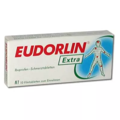 EUDORLIN comprimidos extra de Ibuprofeno para as dores, 10 unidades