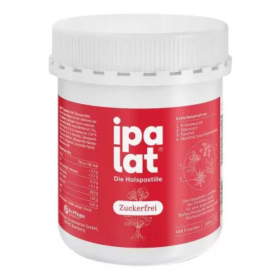 IPALAT Pastilhas para a garganta sem açúcar, 400 unidades IPALAT Pastilhas para a garganta sem açúcar, 400 unidades