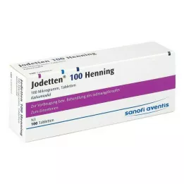 JODETTEN 100 pastilhas Henning, 100 unidades