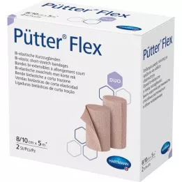 PÜTTER Ligadura Flex Duo 8/10 cmx5 m, 2 pcs