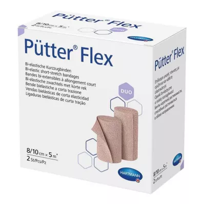 PÜTTER Ligadura Flex Duo 8/10 cmx5 m, 2 pcs PÜTTER Ligadura Flex Duo 8/10 cmx5 m, 2 pcs