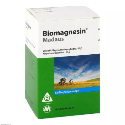 BIOMAGNESIN Pastilhas Madaus, 200 unidades BIOMAGNESIN Pastilhas Madaus, 200 unidades