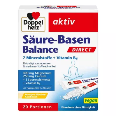 DOPPELHERZ Equilíbrio ácido-base DIRECT Pellets, 20 unid