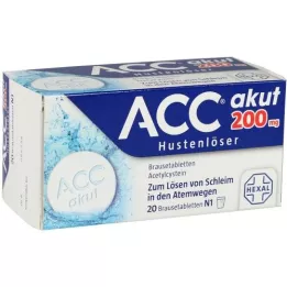 ACC acute 200 comprimidos efervescentes, 20 unidades
