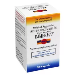 SCHWARZKÜMMELÖL Immerfit Capsules, 50 cápsulas