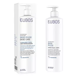 EUBOS FLÜSSIG azul sem perfume com doseador, 400 ml