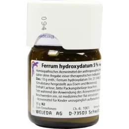 FERRUM HYDROXYDATUM Trituração a 5%, 50 g