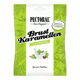 PECTORAL Saqueta de caramelos de peito sem açúcar, 60 g
