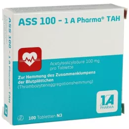 ASS 100-1A Pharma TAH Comprimidos, 100 unid