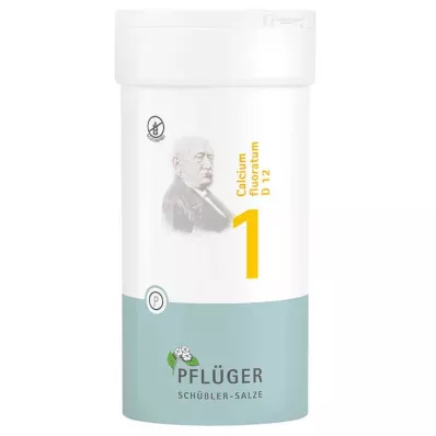 BIOCHEMIE Pflüger 1 Calcium fluoratum D 12 comprimidos, 400 unid BIOCHEMIE Pflüger 1 Calcium fluoratum D 12 comprimidos, 400 unid