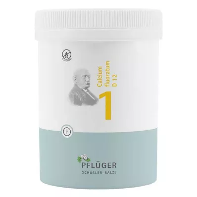 BIOCHEMIE Pflüger 1 Calcium fluoratum D 12 comprimidos, 1000 unid BIOCHEMIE Pflüger 1 Calcium fluoratum D 12 comprimidos, 1000 unid