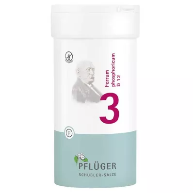 BIOCHEMIE Pflüger 3 Ferrum phosphoricum D 12 comprimidos, 400 unid BIOCHEMIE Pflüger 3 Ferrum phosphoricum D 12 comprimidos, 400 unid