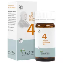 BIOCHEMIE Pflüger 4 Clorato de potássio D 6 Comprimidos, 100 Cápsulas