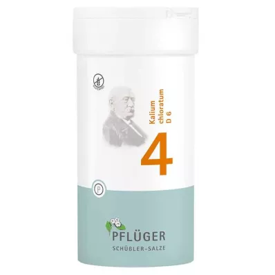 BIOCHEMIE Pflüger 4 Clorato de potássio D 6 Comprimidos, 400 Cápsulas