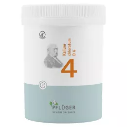 BIOCHEMIE Pflüger 4 Clorato de potássio D 6 Comprimidos, 1000 Cápsulas