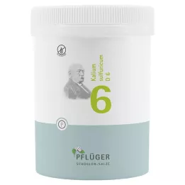 BIOCHEMIE Pflüger 6 Potassium sulphuricum D 6 comprimidos, 1000 pcs