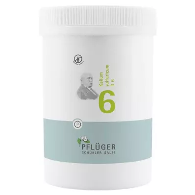 BIOCHEMIE Pflüger 6 Potassium sulphuricum D 6 comprimidos, 4000 pcs BIOCHEMIE Pflüger 6 Potassium sulphuricum D 6 comprimidos, 4000 pcs