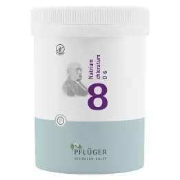 BIOCHEMIE Pflüger 8 Natrium chloratum D 6 comprimidos, 1000 unidades