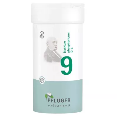 BIOCHEMIE Pflüger 9 Natrium phosphoricum D 6 comprimidos, 400 unid BIOCHEMIE Pflüger 9 Natrium phosphoricum D 6 comprimidos, 400 unid