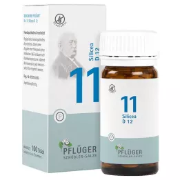 BIOCHEMIE Pflüger 11 Silicea D 12 Comprimidos, 100 Cápsulas