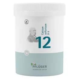 BIOCHEMIE Pflüger 12 Calcium sulphuricum D 6 comprimidos, 1000 unid