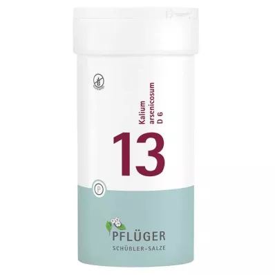BIOCHEMIE Pflüger 13 Potassium arsenicosum D 6 comprimidos, 400 unid BIOCHEMIE Pflüger 13 Potassium arsenicosum D 6 comprimidos, 400 unid