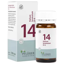 BIOCHEMIE Pflüger 14 Potassium bromatum D 6 Tablets, 100 Capsules