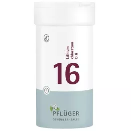 BIOCHEMIE Pflüger 16 Clorato de lítio D 6 comprimidos, 400 unid