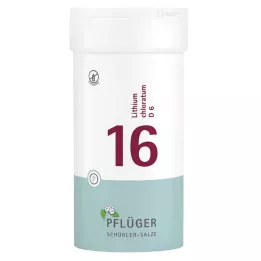 BIOCHEMIE Pflüger 16 Clorato de lítio D 6 comprimidos, 400 unid