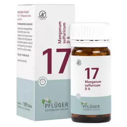 BIOCHEMIE Pflüger 17 Manganum sulphuricum D 6 comprimidos, 100 unid