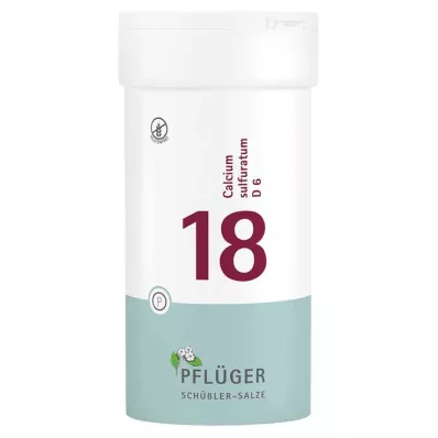BIOCHEMIE Pflüger 18 Calcium sulphuratum D 6 comprimidos, 400 unid