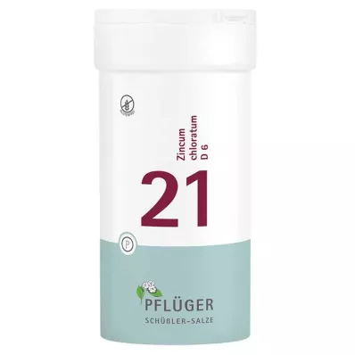 BIOCHEMIE Pflüger 21 Zincum chloratum D 6 comprimidos, 400 unid BIOCHEMIE Pflüger 21 Zincum chloratum D 6 comprimidos, 400 unid