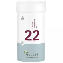 BIOCHEMIE Pflüger 22 Calcium carbonicum D 6 comprimidos, 400 unid