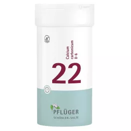 BIOCHEMIE Pflüger 22 Calcium carbonicum D 6 comprimidos, 400 unid