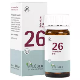 BIOCHEMIE Pflüger 26 Selénio D 6 Comprimidos, 100 Cápsulas