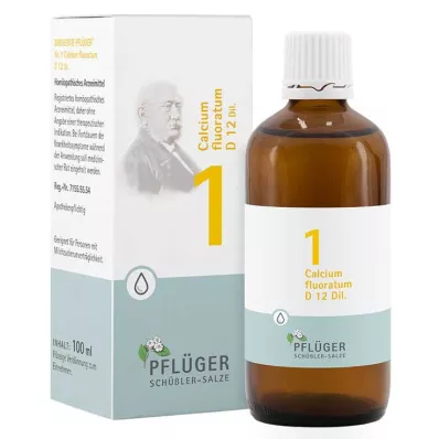 BIOCHEMIE Pflüger 1 Calcium fluoratum D 12 gotas, 100 ml